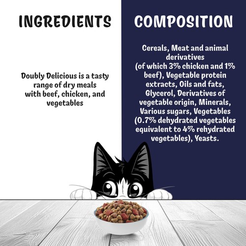 Felix Doubly Delicious Beef Chicken & Vegetables Dry Cat Food thumbnail 6