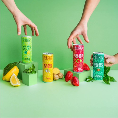 Brio Natural Organic Energy Drink Strawberry thumbnail 3