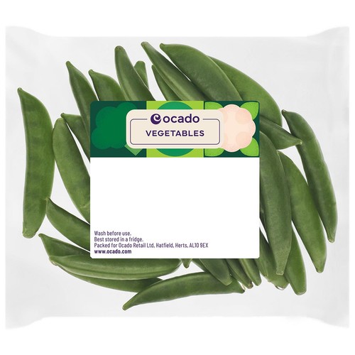 Ocado Trimmed Sugar Snap Peas thumbnail 2