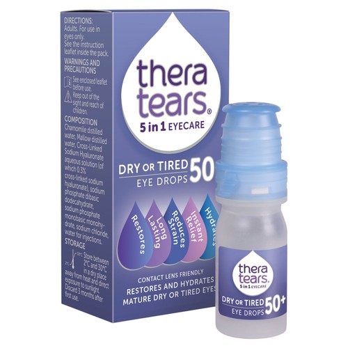 TheraTears 5 in 1 Dry or Tired 50+ Eyes Eye Drops