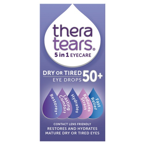 TheraTears 5 in 1 Dry or Tired 50+ Eyes Eye Drops thumbnail 2