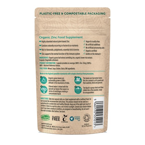 Together Health Organic Zinc, Natural Source thumbnail 2