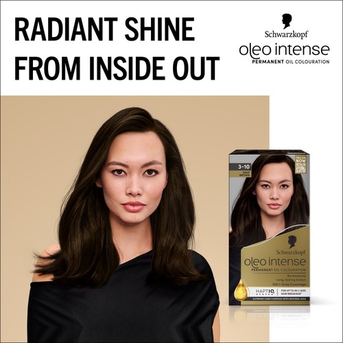 Schwarzkopf Oleo Intense Permanent Oil Colour 3-10 Deep Brown Hair Dye thumbnail 2