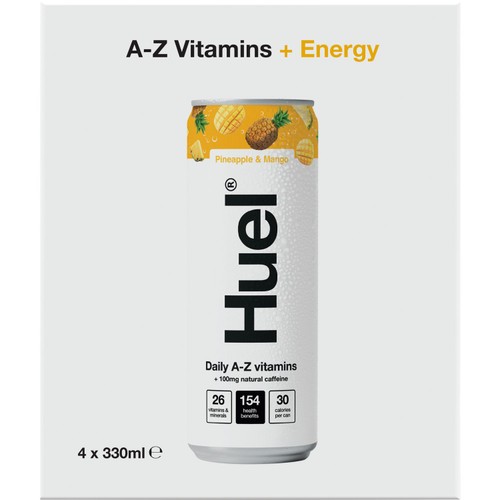 Huel Daily Vitamin Pineapple & Mango Sparkling Multivitamin Energy Drink thumbnail 9