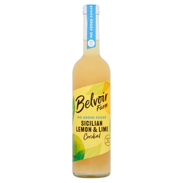 Belvoir Farm No Added Sugar Sicilian Lemon & Lime Cordial
