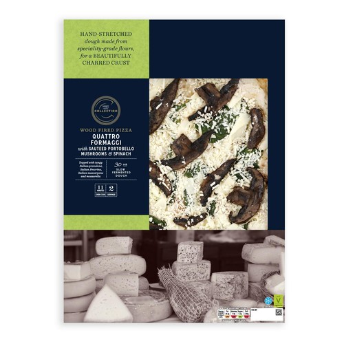 M&S Collection Quattro Formaggi Pizza thumbnail 2