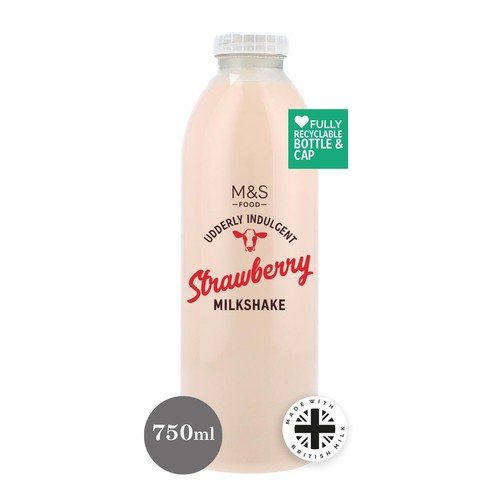 M&S Strawberry Milkshake