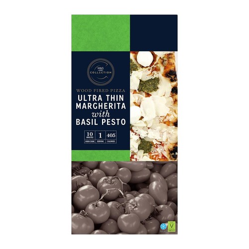 M&S Collection Ultra Thin Margherita Pizza