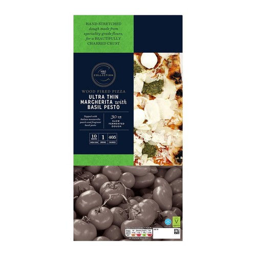 M&S Collection Ultra Thin Margherita Pizza thumbnail 2