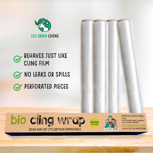 Eco Green Living Certified Compostable Cling Film thumbnail 3