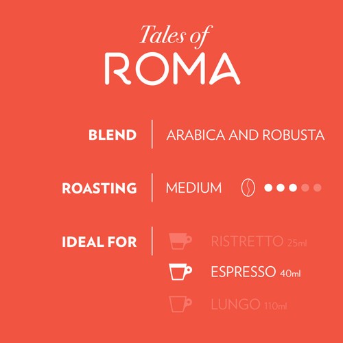 Lavazza Tales of Italy Roma Nespresso Compatible Capsules thumbnail 2