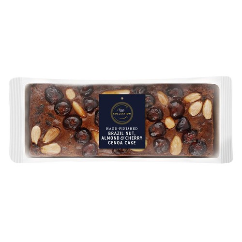 M&S Collection Brazil Nut, Almond & Cherry Genoa Cake thumbnail 3