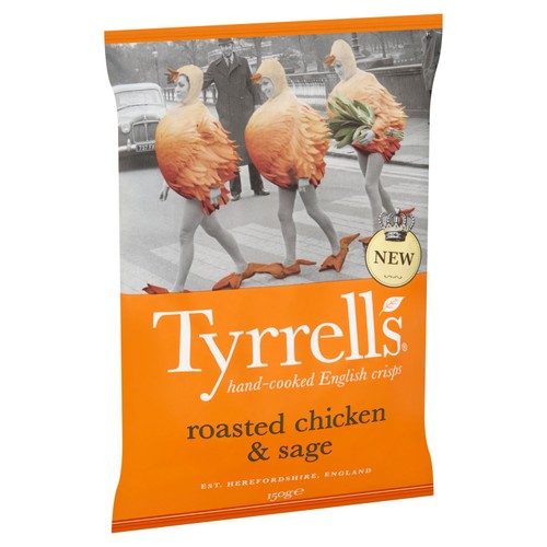 Tyrrells Roasted Chicken & Sage Sharing Crisps thumbnail 3
