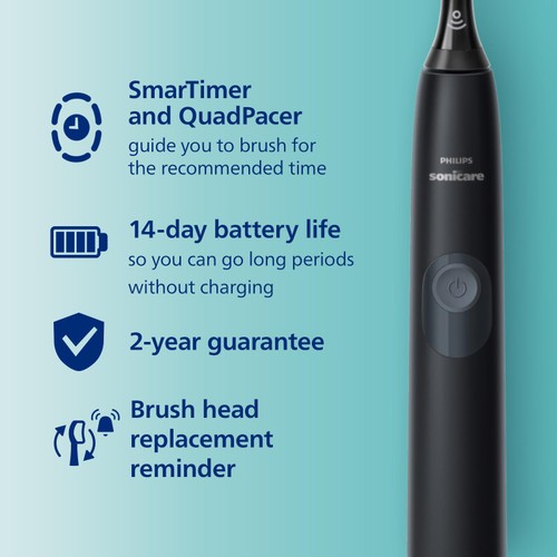 Philips Sonicare Series 4100 Black Electric Toothbrush thumbnail 5