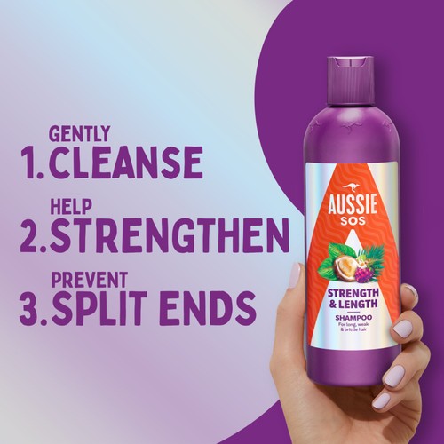 Aussie SOS Strength & Length Shampoo  thumbnail 3