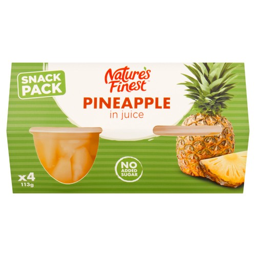 Nature's Finest Fruit Pots Pineapple in Juice thumbnail 2