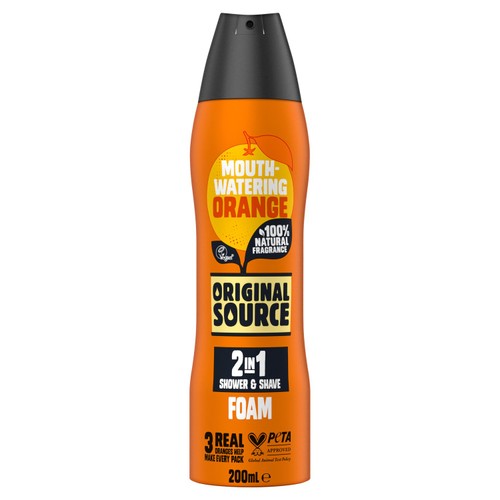 Original Source Mouth-Watering Orange Foaming Shower Gel thumbnail 2