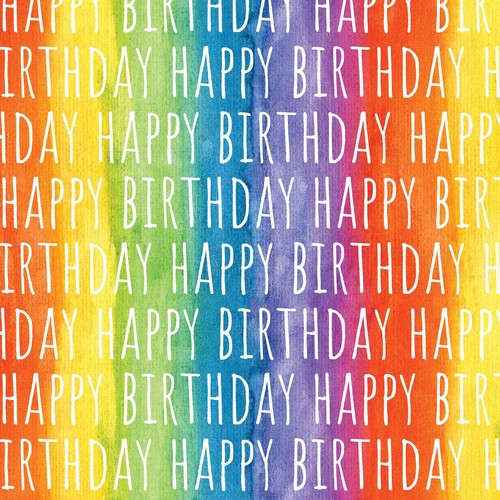 Rainbow Birthday Gift Wrap Sheets thumbnail 3