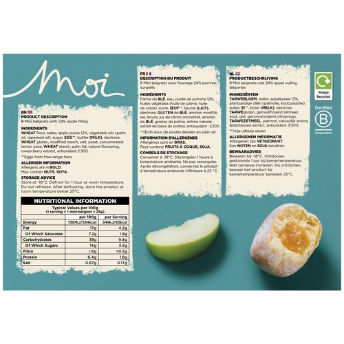 MOI Apple filled Mini Beignets thumbnail 3