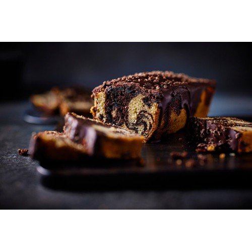 M&S Collection Chocolate & Vanilla Marble Loaf Cake thumbnail 2