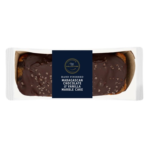 M&S Collection Chocolate & Vanilla Marble Loaf Cake thumbnail 3