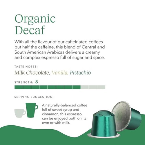 CRU Kafe Organic Fairtrade Decaf Pods 20s thumbnail 3