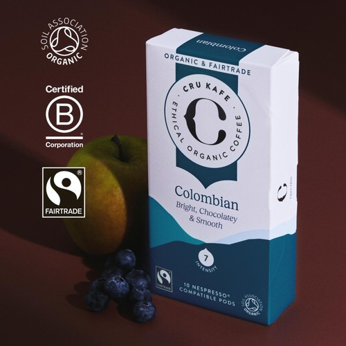 CRU Kafe Organic Fairtrade Colombian Pods 20s thumbnail 3