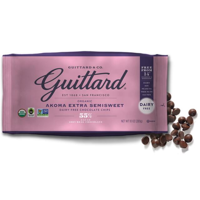 Guittard Organic Akoma Extra Semisweet 55% Cacao Baking Chips thumbnail 3
