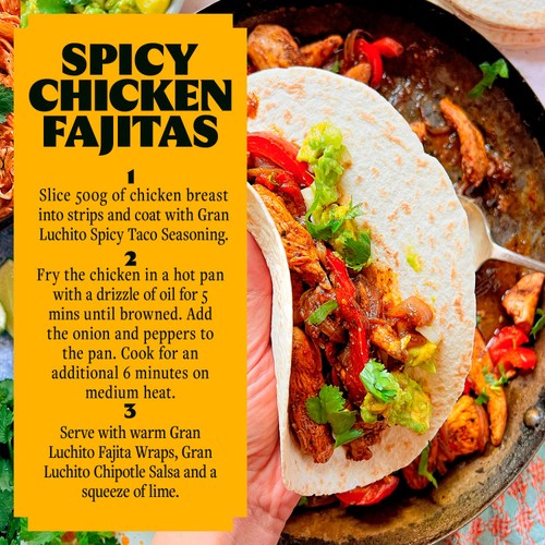 Gran Luchito Soft Fajita Shell Tortilla Wraps thumbnail 2