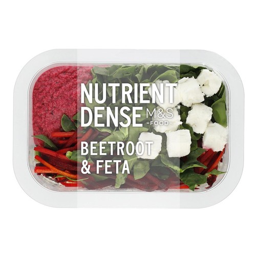 M&S Nutrient Dense Beetroot & Feta Salad with Mint Dip