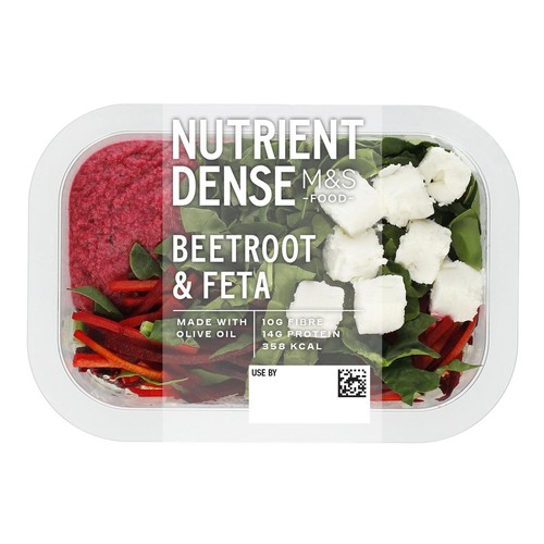 M&S Nutrient Dense Beetroot & Feta Salad with Mint Dip thumbnail 2