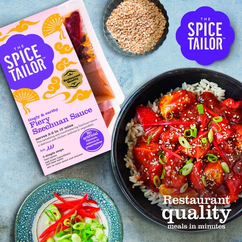 The Spice Tailor Fiery Szechuan Stir Fry Chinese Sauce Kit thumbnail 3