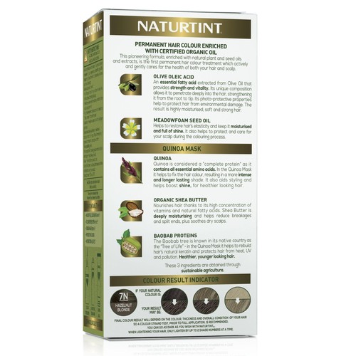 Naturtint Permanent Hair Colour Gel 7N Hazelnut Blonde thumbnail 2
