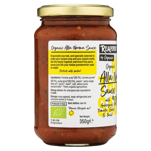 Realfoods Organic alla Norma Sauce thumbnail 2