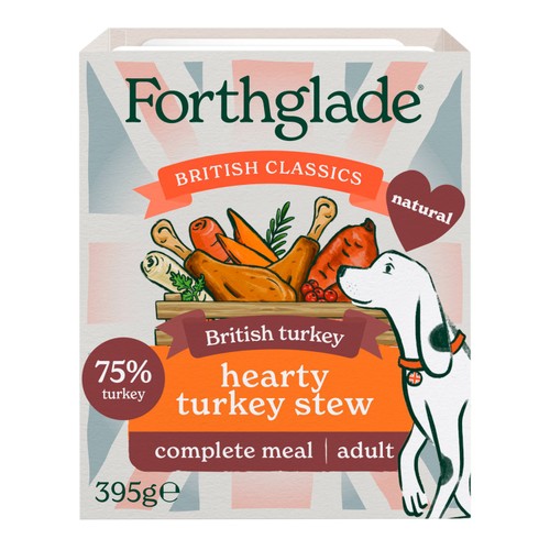 Forthglade British Classics Adult Complete Grain Free Hearty Turkey Stew