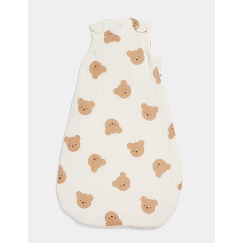 M&S Spencer Bear 2.5 Tog Sleeping Bag, 18-36 Months thumbnail 3