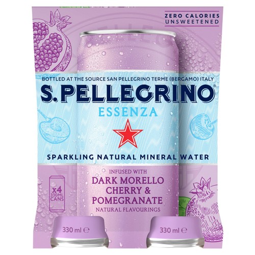San Pellegrino Essenza Sparkling Water Cherry & Pomegranate thumbnail 2