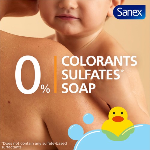 Sanex Zero% Nourishing Baby Bath & Wash  thumbnail 4