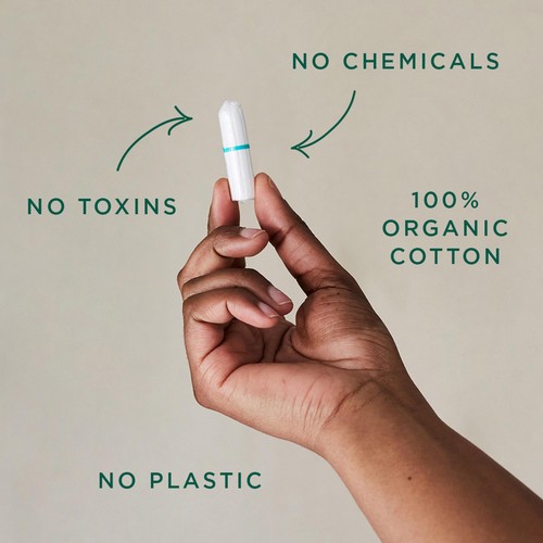 DAME Organic Cotton Tampons Super Plus thumbnail 2