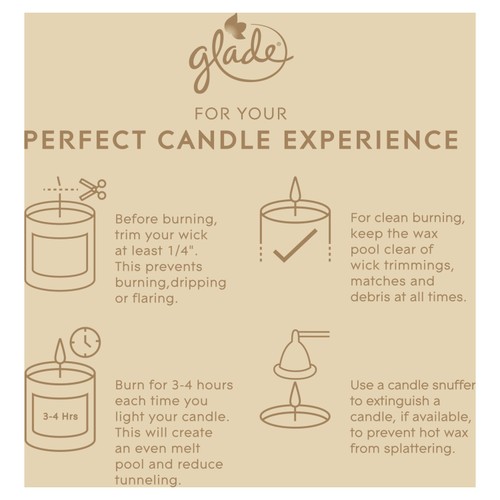 Glade Small Scented Candle, Relaxing Zen thumbnail 8