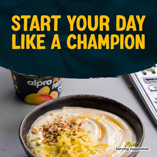Alpro High Protein Tropical Fruit Dairy Free Soya Yoghurt Alternative thumbnail 5