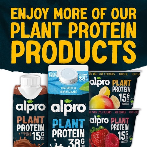 Alpro High Protein Tropical Fruit Dairy Free Soya Yoghurt Alternative thumbnail 6