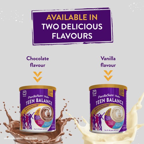 PaediaSure Shake Teen Balance, Age 11-16 years old, Vanilla Flavour thumbnail 3