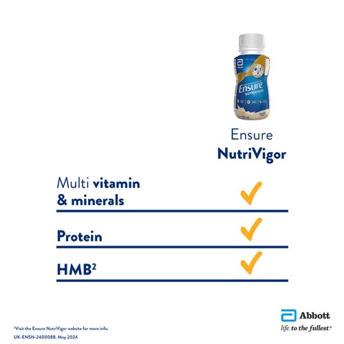 Ensure NutriVigor, Vanilla Flavour Nutritional Ready to Drink Shake thumbnail 5