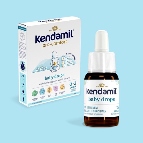 Kendamil Comfort Baby Drops Friendly bacteria gut health drops thumbnail 2