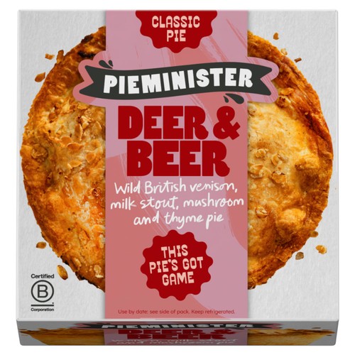 Pieminister Deer & Beer Pie with Wild Venison, Milk Stout & Mushroom  thumbnail 2