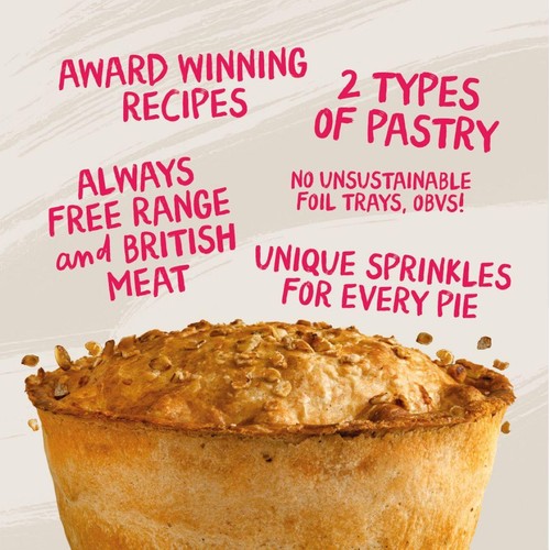 Pieminister Deer & Beer Pie with Wild Venison, Milk Stout & Mushroom  thumbnail 3