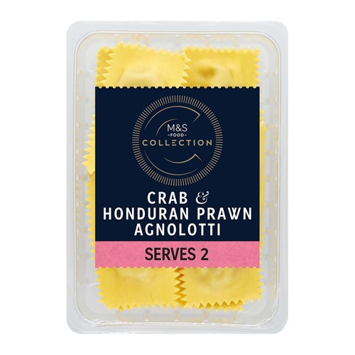 M&S Collection Crab & Honduran Prawn Agnolotti