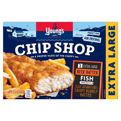 Young's Chip Shop XL Beer Battered Fish Fillets