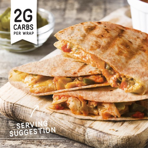 Fitbakes Low Carb Tortilla Wraps Keto Bread Protein Wrap thumbnail 3